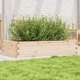 Vidaxx jardinière 110x60x23 cm bois de pin massif