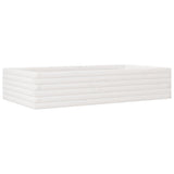 Vidaxx jardinière 110x60x23 cm bois de pin massif blanc
