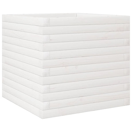 Vidaxx jardinière 50x50x45,5 cm bois de pin massif blanc