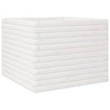Vidaxx jardinière 60x60x45,5 cm bois de pin massif blanc