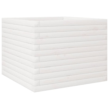 Vidaxx jardinière 60x60x45,5 cm bois de pin massif blanc
