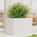 Vidaxx jardinière 60x60x45,5 cm bois de pin massif blanc