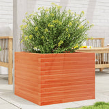 Vidaxx jardinière 60x60x45,5 cm bois de pin massif, marron lavé