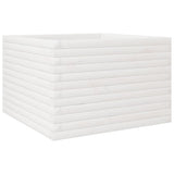 Vidaxx jardinière 70x70x45,5 cm bois de pin massif blanc