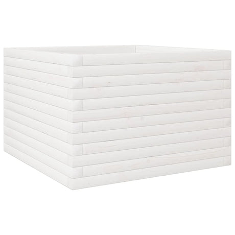 Vidaxx jardinière 70x70x45,5 cm bois de pin massif blanc