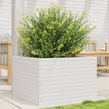 Vidaxx jardinière 70x70x45,5 cm bois de pin massif blanc