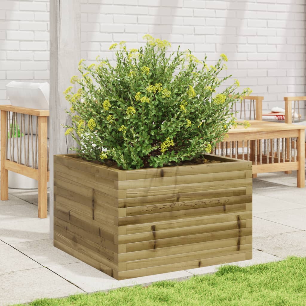 Jardinière Vidaxx 70x70x45,5 cm bois de pin imprégné