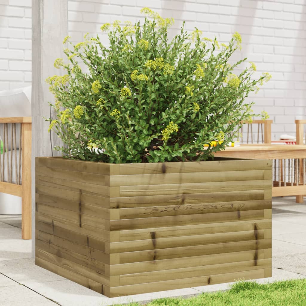 Jardinière Vidaxx 70x70x45,5 cm bois de pin imprégné