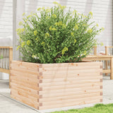 Jardinière Vidaxx 80x80x45,5 cm bois de pin massif