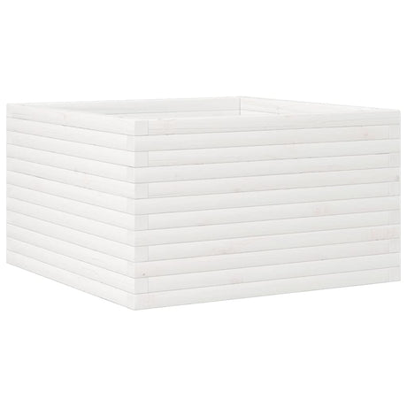 Vidaxx jardinière 80x80x45,5 cm bois de pin massif blanc