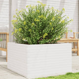 Vidaxx jardinière 80x80x45,5 cm bois de pin massif blanc