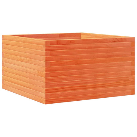 Vidaxx jardinière 80x80x45,5 cm bois de pin massif, marron lavé