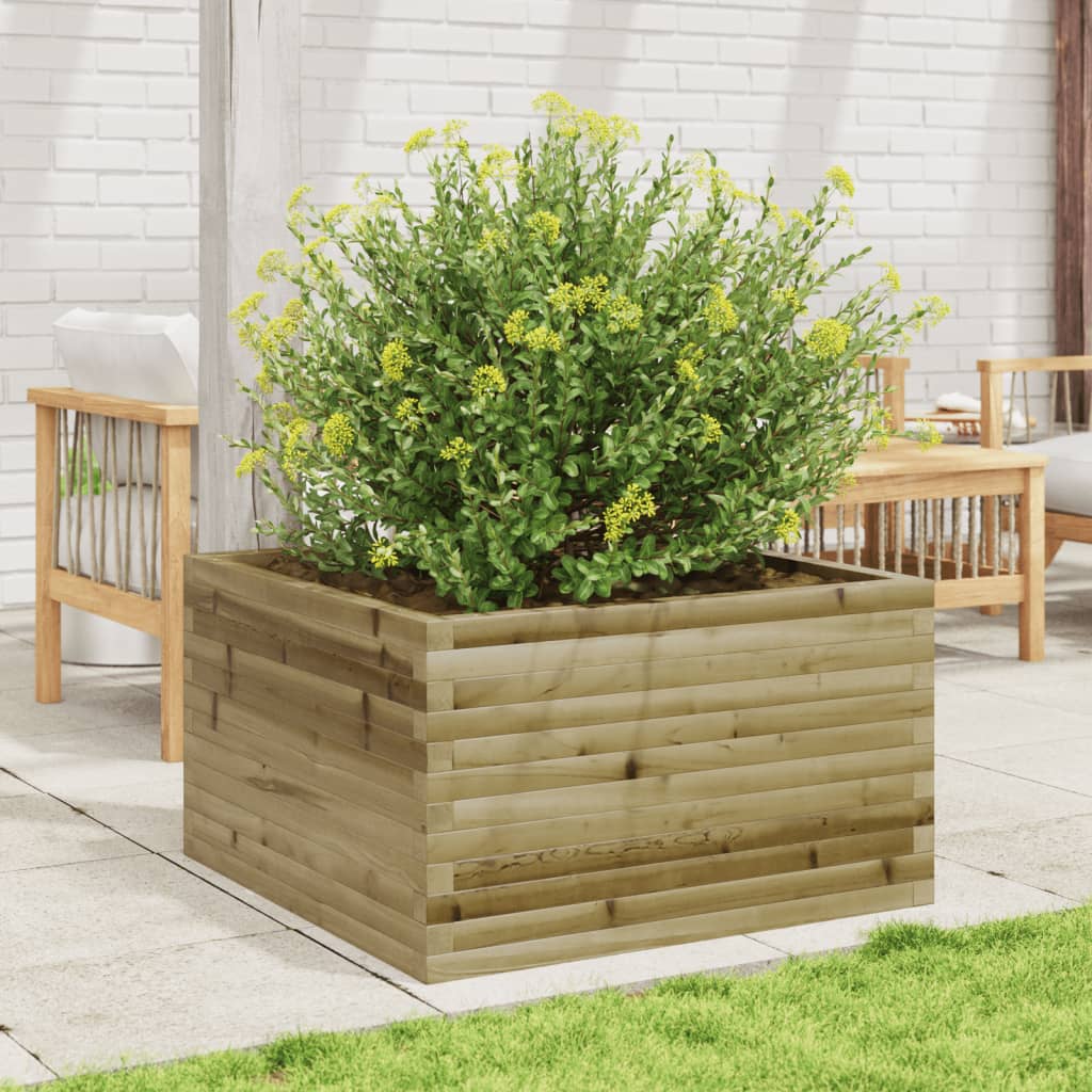 Jardinière Vidaxx 80x80x45,5 cm bois de pin imprégné