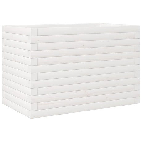 Vidaxx jardinière 70x40x45,5 cm bois de pin massif blanc