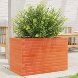 Vidaxx jardinière 70x40x45,5 cm bois de pin massif, marron lavé