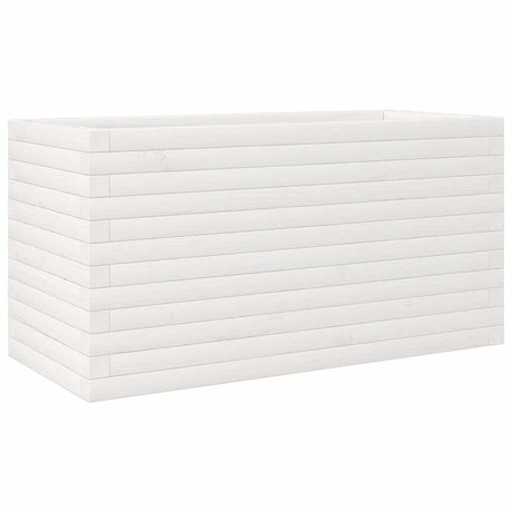 Vidaxx jardinière 90x40x45,5 cm bois de pin massif blanc