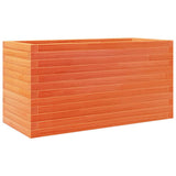 Vidaxx jardinière 90x40x45,5 cm bois de pin massif, marron lavé