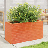 Vidaxx jardinière 90x40x45,5 cm bois de pin massif, marron lavé
