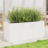 Vidaxx jardinière 110x40x45,5 cm bois de pin massif blanc
