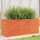Vidaxx jardinière 110x40x45,5 cm bois de pin massif, marron lavé