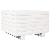 Vidaxx jardinière 40x40x26,5 cm bois de pin massif blanc