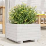 Vidaxx jardinière 40x40x26,5 cm bois de pin massif blanc