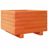 Vidaxx jardinière 40x40x26,5 cm bois de pin massif, marron lavé