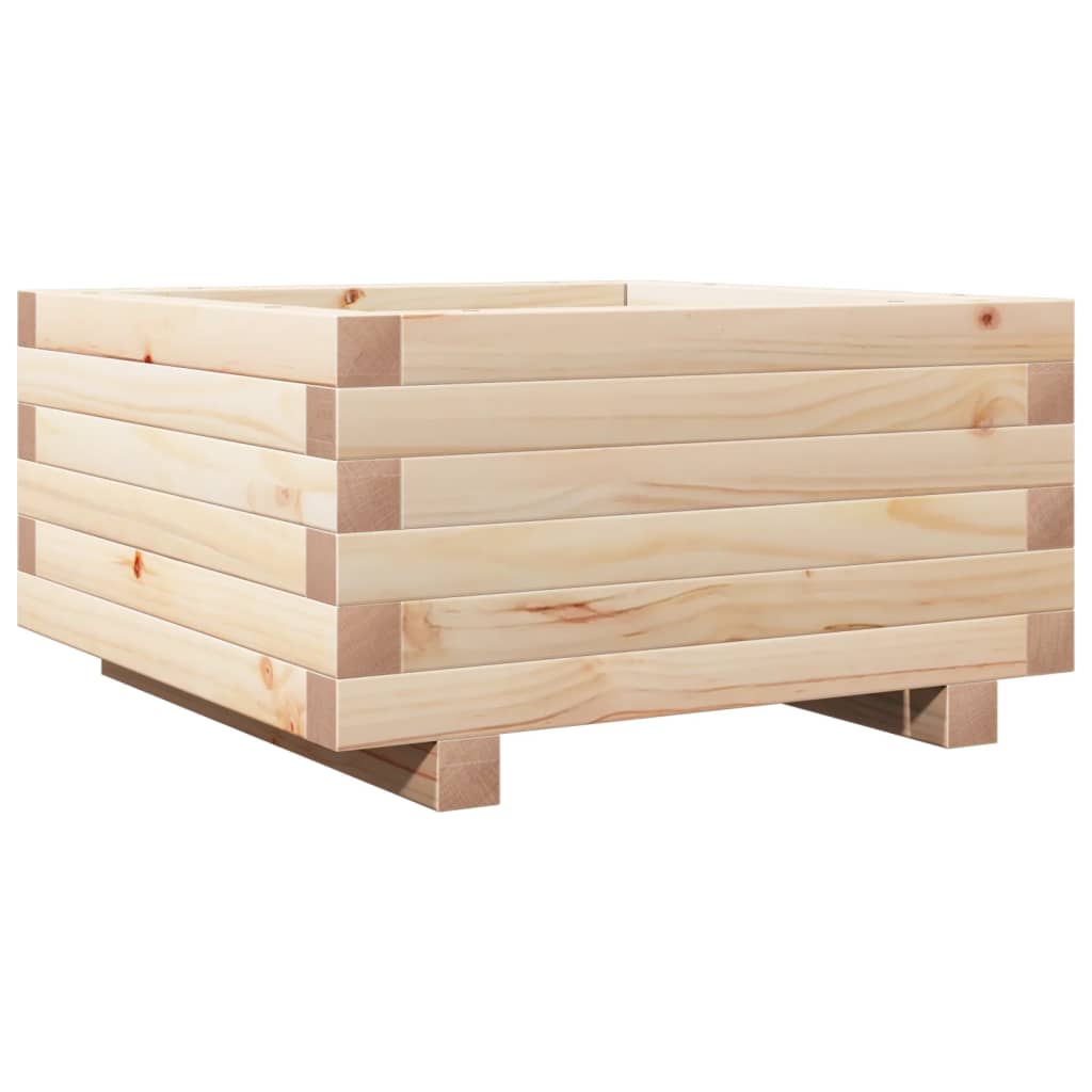 Vidaxx jardinière 50x50x26,5 cm bois de pin massif