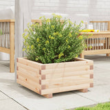 Vidaxx jardinière 50x50x26,5 cm bois de pin massif