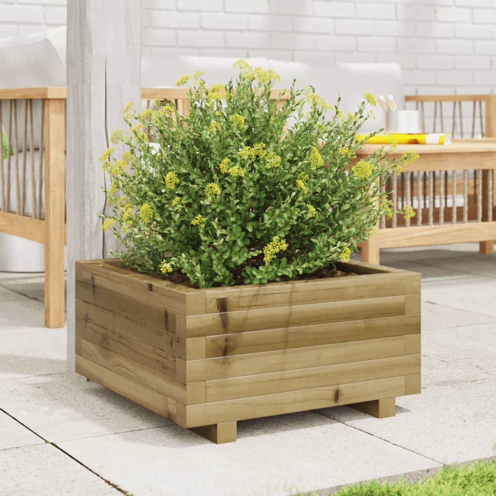 Jardinière Vidaxx 50x50x26,5 cm bois de pin imprégné
