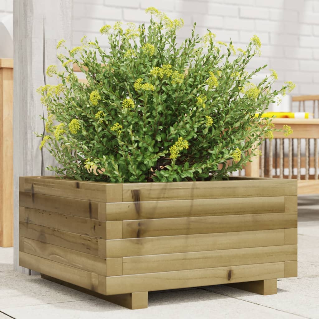 Jardinière Vidaxx 50x50x26,5 cm bois de pin imprégné