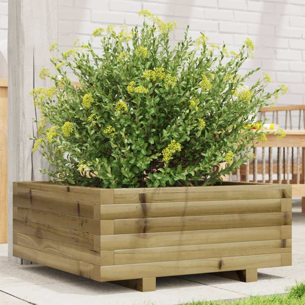 Jardinière Vidaxx 60x60x26,5 cm bois de pin imprégné