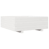 Vidaxx jardinière 70x70x26,5 cm bois de pin massif blanc