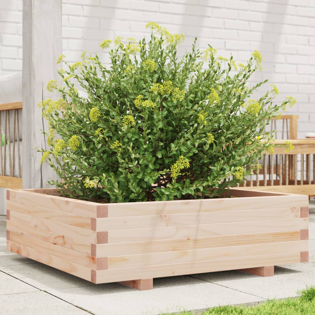 Vidaxx jardinière 80x80x26,5 cm bois de pin massif