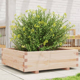 Vidaxx jardinière 80x80x26,5 cm bois de pin massif