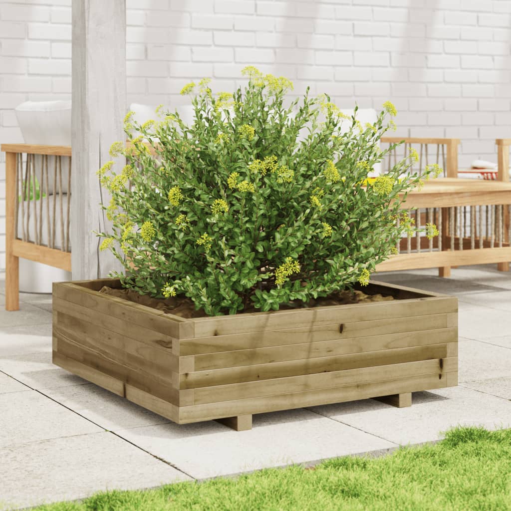 Jardinière Vidaxx 80x80x26,5 cm bois de pin imprégné