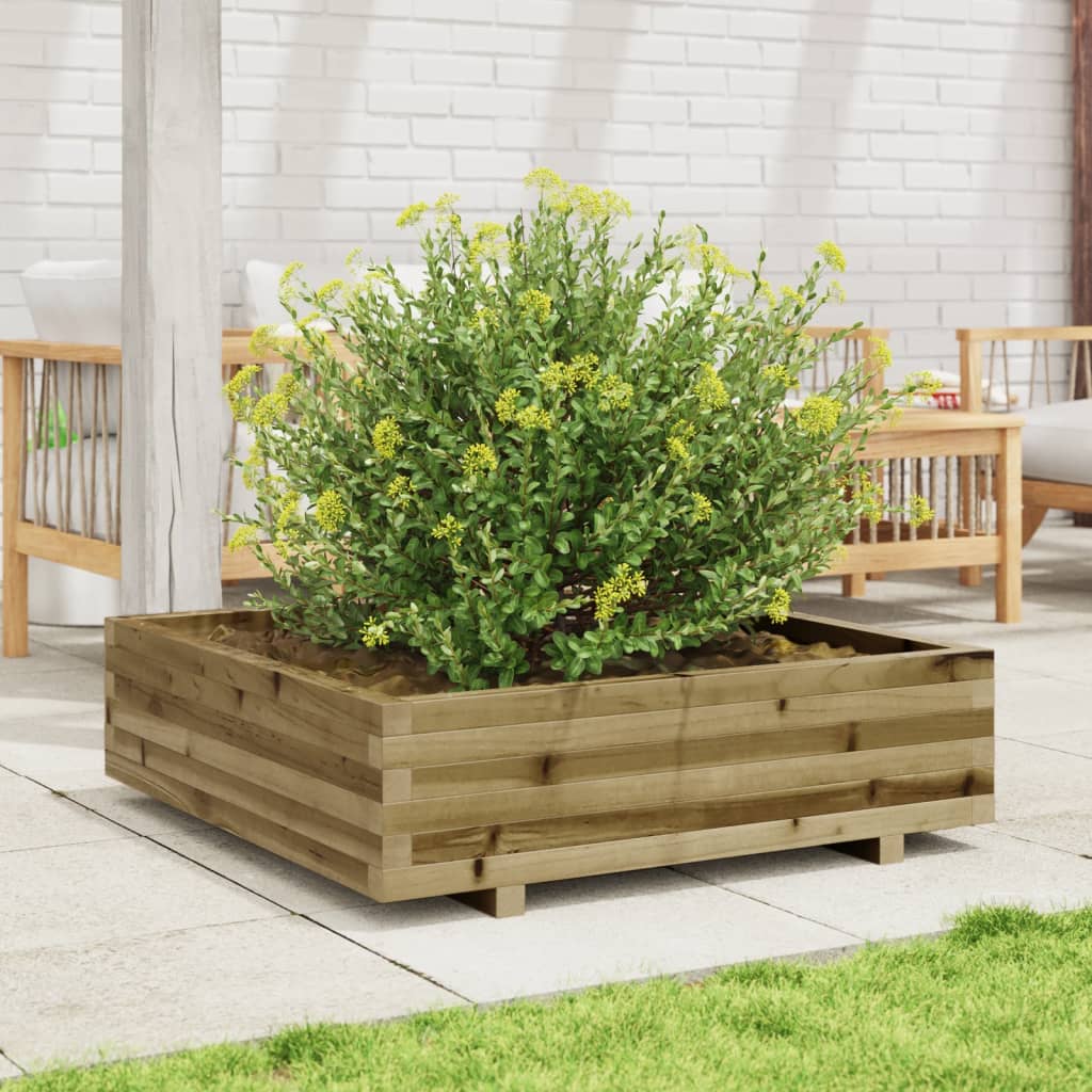 Jardinière Vidaxx 90x90x26,5 cm bois de pin imprégné
