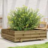Jardinière Vidaxx 90x90x26,5 cm bois de pin imprégné