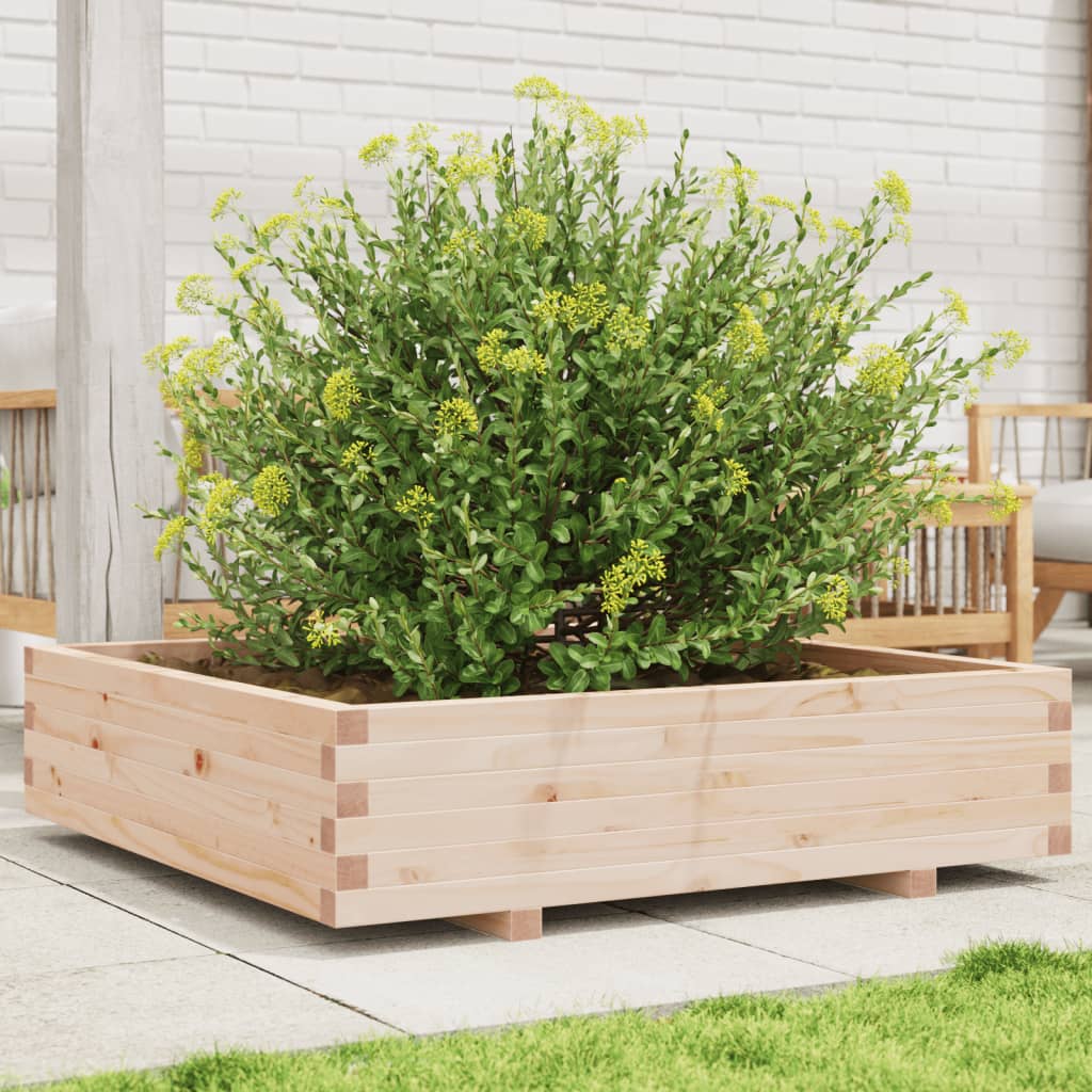 Vidaxx jardinière 100x100x26,5 cm bois de pin massif