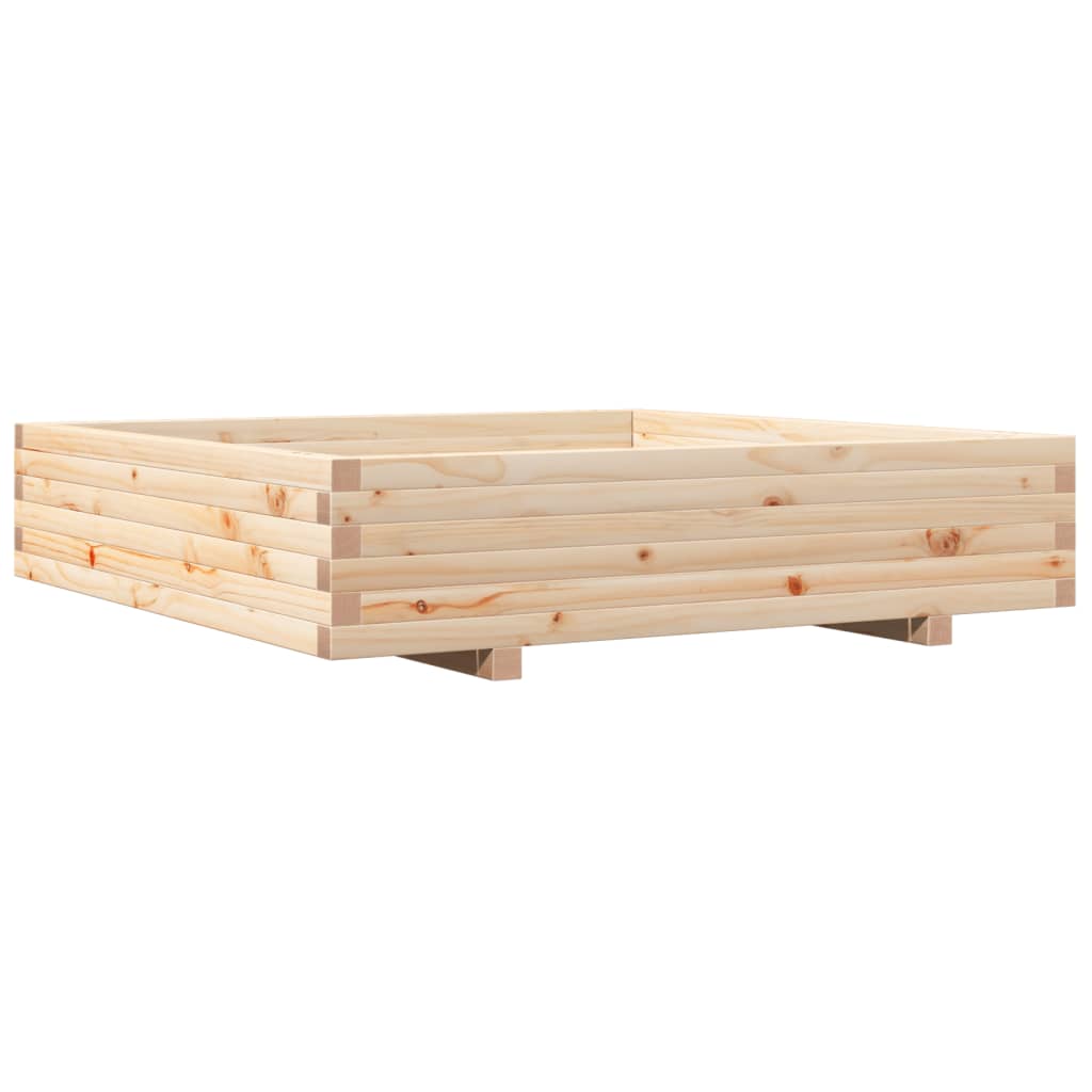 Vidaxx jardinière 110x110x26,5 cm bois de pin massif