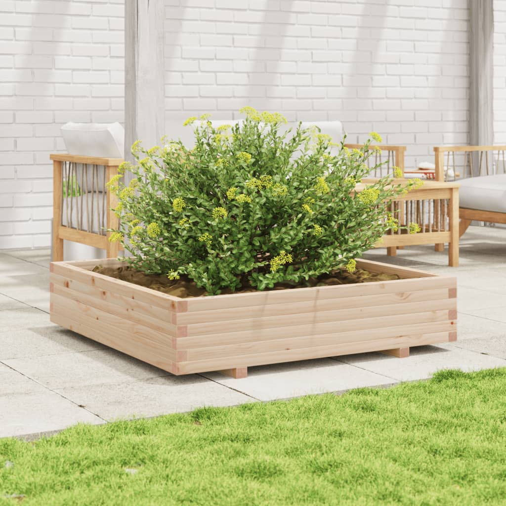 Vidaxx jardinière 110x110x26,5 cm bois de pin massif