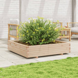 Vidaxx jardinière 110x110x26,5 cm bois de pin massif