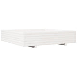 Vidaxx jardinière 110x110x26,5 cm bois de pin massif blanc