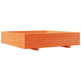 Vidaxx jardinière 110x110x26,5 cm bois de pin massif lavis marron