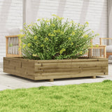 Jardinière Vidaxx 110x110x26,5 cm bois de pin imprégné