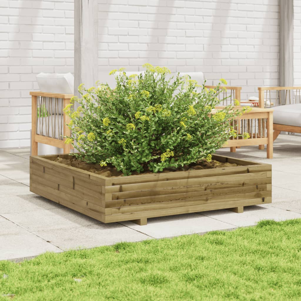 Jardinière Vidaxx 110x110x26,5 cm bois de pin imprégné