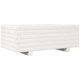 Vidaxx jardinière 70x40x26,5 cm bois de pin massif blanc