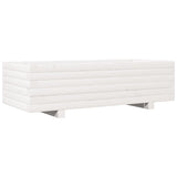 Vidaxx jardinière 90x40x26,5 cm bois de pin massif blanc