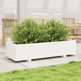 Vidaxl Planning Box 110x40x26.5 cm Solid Pine White