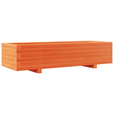 Vidaxx jardinière 110x40x26,5 cm bois de pin massif, marron lavé